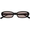 Saint Laurent Occhiali da Sole SL 872 ERIN 002 Nero/Marrone Donna 52/16/140