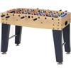Garlando F-3 Acero - Calcio Balilla Indoor con Aste Rientranti Telescopiche Ø13 mm