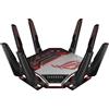 ASUS ROG Rapture GT-BN98 router wireless 10 Gigabit Ethernet Quad-band (2.4 GHz / 5 GHz-1 GHz-2 6 GHz) Nero, Bianco [90IG0AT0-MO1A0V]