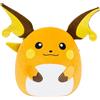 Jazwares Pokémon Squishmallow, peluche Raichu, 25 cm
