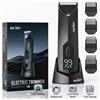 StarTech Tagliacapelli elettrico per corpo e zone intime - Modello T8 - Lame in acciaio inossidabile - Impermeabile, adatto all'uso in ambiente umido e asciutto - Ricarica tramite USB-C - Display LED - 3-4 accessori - Lunghezza di taglio regolabile da 0 …