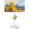Selius Supporto TV da parete standard - Per schermi da 37-86 pollici - Capacità di carico: 50 kg - Colore: bianco metallizzato - Carrello TV mobile