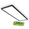 BRILONER Pannello LED con sorgente luminosa EEK A, 14 W, 3000 lm, nero, 58 | Lampada da soffitto a LED, piatta, per soggiorno, cucina, camera da letto