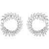 SWAROVSKI ORECCHINI A CERCHIO MESMERA, TAGLIO MARQUISE, 5760966
