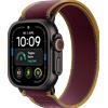 APPLE Watch Apple Watch Ultra 4 (2026) 5G 49mm Black Titanium Case with Burgundy Trail Loop S/M - Burgundy
