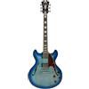 D'Angelico New York D'Angelico Premier DC Boardwalk Blue Burst