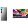 Hisense - Frigorifero Monoporta MUR52151SE, 150 L, Silver + Smart TV 40 FHD 40E4ST, DTS Virtual X