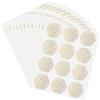 CATELL 240 Pcs Adesivi a Forma di Fiore della Vita 50x50 mm Oro Autoadesive Etichette Fiore della Vita Adesivi con Lamina Metallica Lucida Decorazione per Vetro Scrapbooking Quaderno Cellulare Regalo