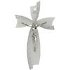 Holyart Crocifissi in vetro e plexiglass: Crocifisso vetro Murano fiocco 25x15 cm