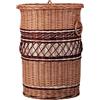 e-wicker24 Alles aus Weide - Contenitore portabiancheria, contenitore in vimini naturale, contenitore in vimini, cestino da bagno