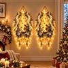 SXFMHAPOM Decorazione Natalizia a Parete illuminata con presepe, Stella della Fede di Betlemme, 2026. Nuovo Ornamento Natalizio a LED da Appendere con Scena della Sacra Famiglia e luci Calde