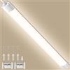 wowspeed Plafoniera LED 90cm 30W 3600LM, Luce LED da soffitto bianco freddo 4500K, Illuminazione LED per garage, Tubo LED, Barra LED impermeabile IP65 per Cucina Officina Garage Ufficio 1Pcs