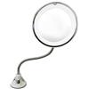 Generic Specchio da trucco flessibile illuminato con ingrandimento 10X 360 braccio rotante ventosa LED ingrandimento cosmetico