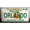 INGA Targa New Sign Florida ¡°Orlando¡± Sunshine State Never scadres 15,2 x 30,5 cm.