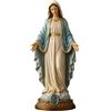 Générique Statua Della Madonna 20 cm Religiosa Sacra | Statue Cattoliche Figurina Gesù per Casa Soggiorno Ufficio Tavolo Mensola Giardino Cortile Festa Regalo