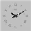 Giallobus - Orologio da Parete Adesivo Grande Float - Roman - Legno Mdf - Float ⌀ 60/80/110cm - 04 - Marmor - Orologio da parete moderno - Numeri adesivi 3d - Diametro variabile 60/80/100cm