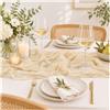 SZMK Runner Da Tavolo in Tulle,SZMK Table Runner Tavolo Elegante 90 X 300 CM | Runner Da Tavola In Garza,Runner Tavolo Cucina Moderno,Poliestere,Resistente,Leggermente Trasparente,Per Feste, Compleanno