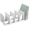 NIHUIFA Supporto per libri in acrilico fermalibri mensola da lettura fermalibri separatore di file decorativo per supporto per libri