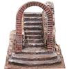 Holyart Ambientazioni, botteghe, case, pozzi: Scala presepe con archetto presepe 12 cm 20x20x25