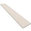 Garrrdenfurni Tappetino per davanzale della finestra, assorbente, antiscivolo, 15 x 100,1 cm, bianco opaco per davanzale della finestra