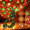 OLLDORPH Proiettore a Soffitto a Forma di Albero di Natale,6 Motivi Festivi Soffitto | Proiettore Natalizio Da Interno,Proiettores HD USB Plug And Play A Forma Di Albero Di Natale,Proiettore olografico a 360°