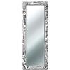 Lupia - Specchio da Parete Moderno Lungo, MIRROR FANTASY JOURNAL, Cornice Stampata in Legno, Ideale per Camera, Soggiorno, Ingresso, Journal Black, Legno, 44x127 cm Journal Black