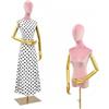 DOPBENT Manichino da sartoria, manichino femminile, torso, rosa | Manichino regolabile in altezza 150-200 cm, braccio regolabile, busto sartoriale, busto per negozi di abbigliamento