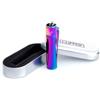 Clipper Metal Jet Flame Icy - Accendino in Metallo con Confezione Regalo