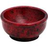 NKlaus incensiere rosso decorazione diametro 6,5 cm ciotola in pietra ollare brucia incensi in pietra ollare 7513