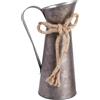 HiyyFloy Brocca per Il Latte in Metallo Vintage, Decorazione in Stile Shabby Chic, Brocca Rustica in Metallo, Vasi per Fiori Vintage per Casa/Decorazioni per Matrimoni