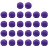 PATIKIL 2 Pollici Pon Pon In Finta Pelliccia Per Cappello 26 Pc Morbidi Grandi Pon Pon In Finta Pelliccia Di Coniglio Con Anello Elastico Per Fai Da Te Per Maglia Viola Scuro