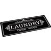 YOUGE Tappeto da lavanderia, extra morbido, spesso, assorbente, pelo lungo, per lavanderia, colore bianco e nero, con gomma antiscivolo, tappetini da bagno in peluche per bagno, doccia e vasca