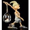 Figuren Shop GmbH Pixie Folletto Figura come Porta Tealight - Ich Vai con Meiner Lanterna | Paralume Fantasy