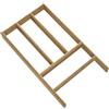 SOTECH ORGA-BOX Individual Inserto per posate in bambù oliato 473 x 273 x 50 mm | multifunzionale per cassetti Sistema divisorio per con profondità interna di 473 mm