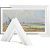 TV Guard Cornice per TV, compatibile con Samsung The Frame TV, 32 pollici, bianco moderno, adatto per televisori a parete