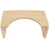 YISSALE Sgabello da WC pieghevole, 43 x 23,5 x 7,5 cm, pieghevole, ergonomico, in bambù, per bambini, adulti, donne incinte