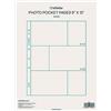 Craftelier - Buste trasparenti in plastica con 6 tasche per album fotografici personalizzati | Include 10 buste da 9in x 12in | Compatibile con album a 3 e 4 anelli