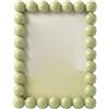 Faticenic Simpatiche cornici per foto, cornice per foto in plastica con perline da 4x6 pollici, cornici decorative per da tavolo e da parete, ornamenti per decorazioni per soggiorno, camera da letto (verd