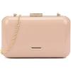 UShopUK Pochette rigida in pelle verniciata con bordi tondi, per spose, balli di fine anno, matrimoni, feste, borsetta a mano