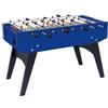 Garlando F-20 Blu - Calcio Balilla Pieghevole con Aste Uscenti in Ferro Pieno Ø13 mm