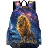 TPISLI Zaino Scolastico Lion Studenti Scuola Primaria Borsa Scuola Lion Animal Bambina 8 Anni Backpack Comodo Durable Tempo Libero Viaggio Gita Uso Quotidiano