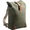 Brooks England Pickwick Cotton Canvas Small Rolltop Rucksack olivgrün