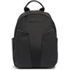 MOMO Design Zainoda da uomo in Ecopelle Prodotto vegano 32x40x12 cm MO-17CO-BLACK