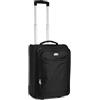 LILOSAC Valigia cabina - Trolley Bagage - Valigia ultra leggera e morbida - Borsa da viaggio con rotella - Valigia cabina 47 litri - 50 x 38 x 25 cm, Nero , 50.0 cm (H) x 38.0 cm (W) x 25.0 cm (L