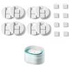 PETLIBRO Filtri di ricambio per capsula Dog Fountain PLWF008, set di filtri 4 mesi per dispenser d'acqua per cani, confezione da 8 pezzi, bianco