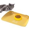 Mbiyhgta Tappetino per cibo per gatti: protezione per pavimenti facile da pulire, va | Tovaglietta antiaderente per per cani e gatti, per interni ed esterni, sala da pranzo