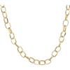 DelPia, Collana Modello Rolò Maglie Tonde 2begold in Oro 18kt e Argento Sterling 925 (45cm)