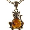 Ciondoli e Pendenti - Cozmos Ciondolo pendente donna in ambra naturale baltica e argento 925 (senza catena)