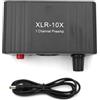 PLIXO Console di mixaggio bilanciata XLR a un canale, amplificatore audio bilanciato con interfaccia XLR, preamplificatore per microfono dinamico NE5532