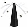 Everhomely Set repellente per mosche come ventilatore da tavolo, efficace repellente per mosche e vespe, per esterni (nero)